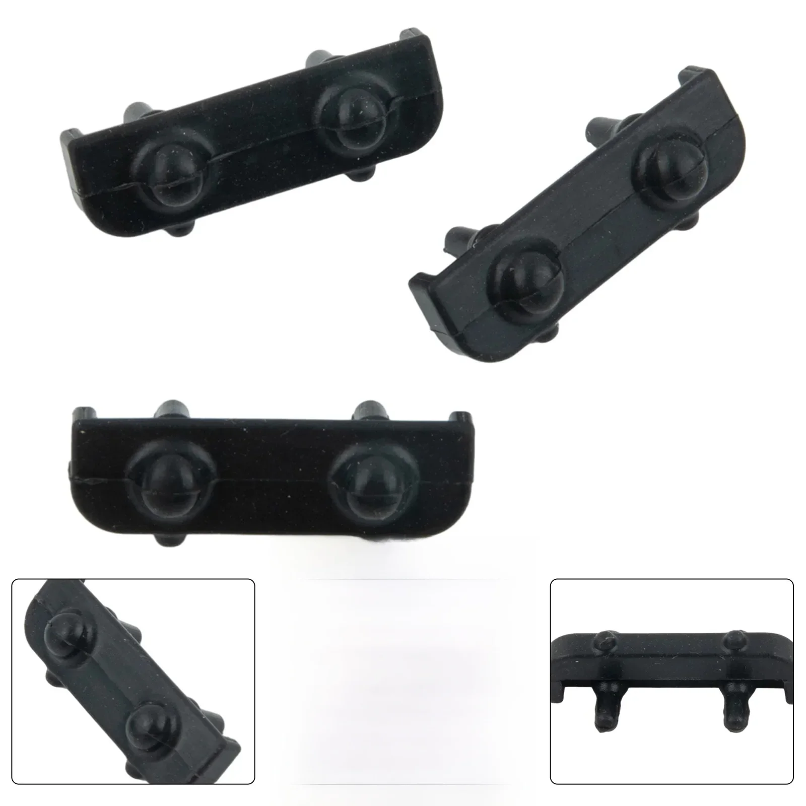 Pare-chocs en caoutchouc pour friteuse à Air, couvercles de protection contre les rayures, pièces de gril en caoutchouc, pare-chocs pour poêle, outils de cuisine, accessoires, 3/8 pièces