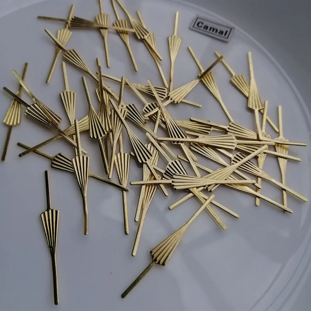 

Camal 100PCS 34mm/1.33inch Gold Metal Arrow Connectors Pins For Crystal Prisms Beads Chandelier Pendant Lamp Lighting Accessory