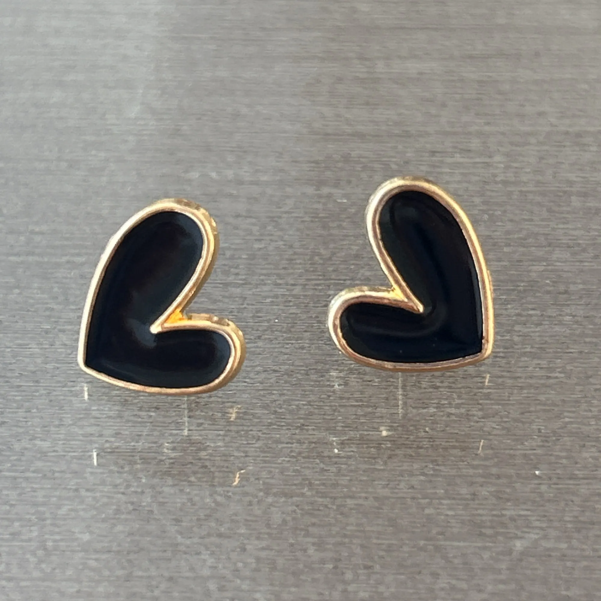 New Korean Sweet Cute Heart Stud Earrings for Women Girl Fashion Blue Glaze Aesthetic Geometric Earrings Minimalist Jewelry Gift photo review
