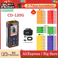 Cigman Cd-120G Laser Measurement Tool with 4X Camera P2P Technology Ip68 2.4Inch Ips Display
