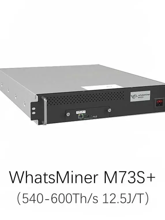 

BUY 2 GET 1 FREE MicroBT WhatsMiner M73S+ 540~600T 12.5J/T Bitcoin Miner Water Cooling