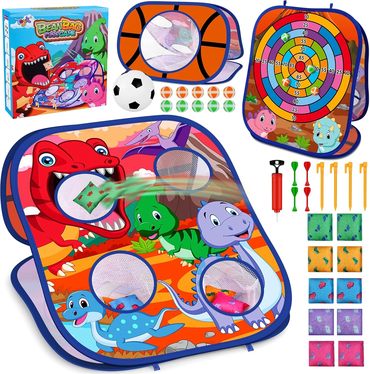 

Animal Bean Bag Toss Game Toy Outdoor Toss Game, Family Party Party Supplies for Kids, Gift for Boys Birthday or Christmas for T