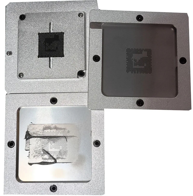 BGA Stencils for TV motherboard chip BGA Reball Fixture Reballing Kit with Solder Reballing