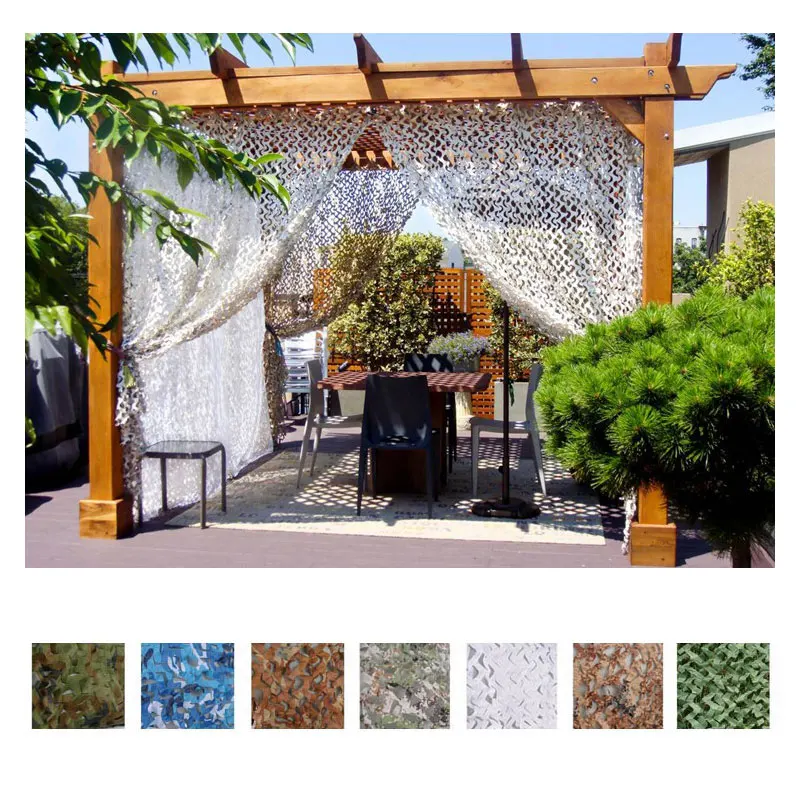 MENFLY Camouflaged Network White Woodland Single Layer Sunshade Tent Net Outdoor Camping Sunshade Awning For Carport Sunshelter