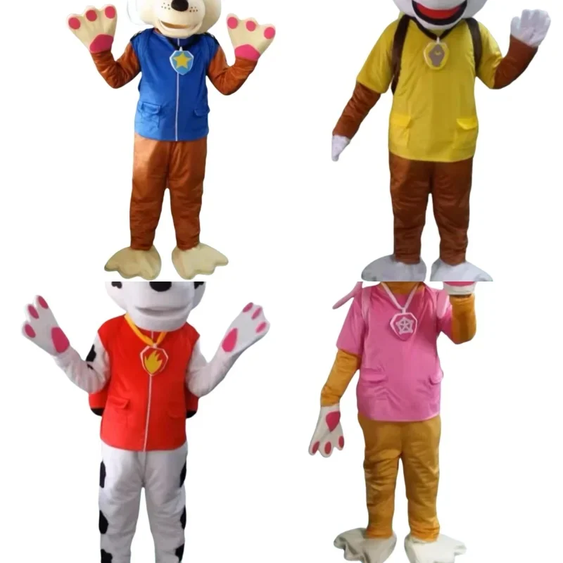 Cartoon PAW Hond Mascotte Cosplay Kostuum Pluche Anime Hond Volwassen Fancy Dress Halloween Carnaval Wandelen Prestaties Props Kinderen Geschenken - afbeelding 2