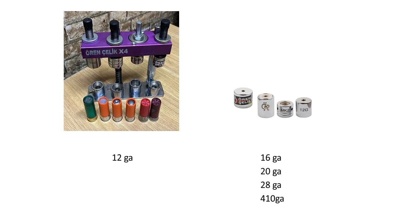 Shotshell Loading Press Heads Metal 12 GA