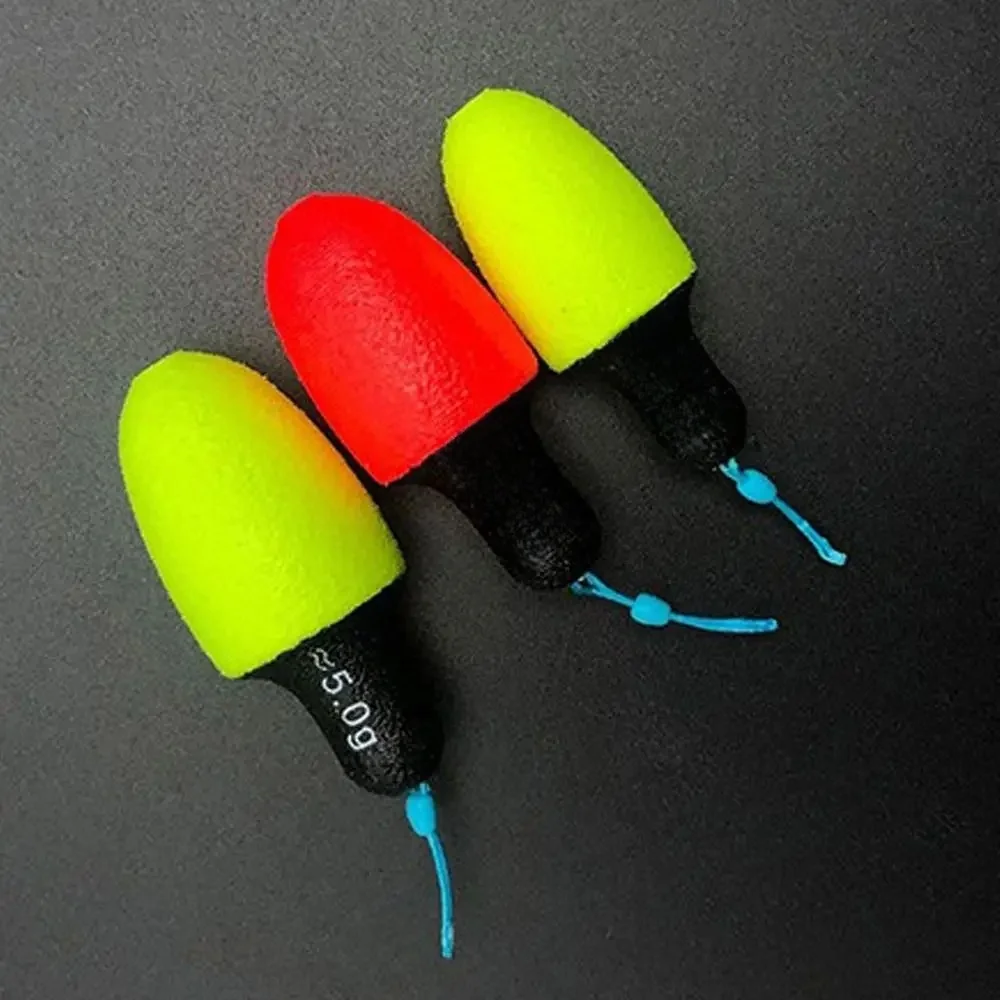 Flotteur de roche de pêche en nanommatériaux, bouée de pêche en mer super fine, double usage, manger du plomb, 3.0-15g, accessoires de pêche sur glace, 3 pièces