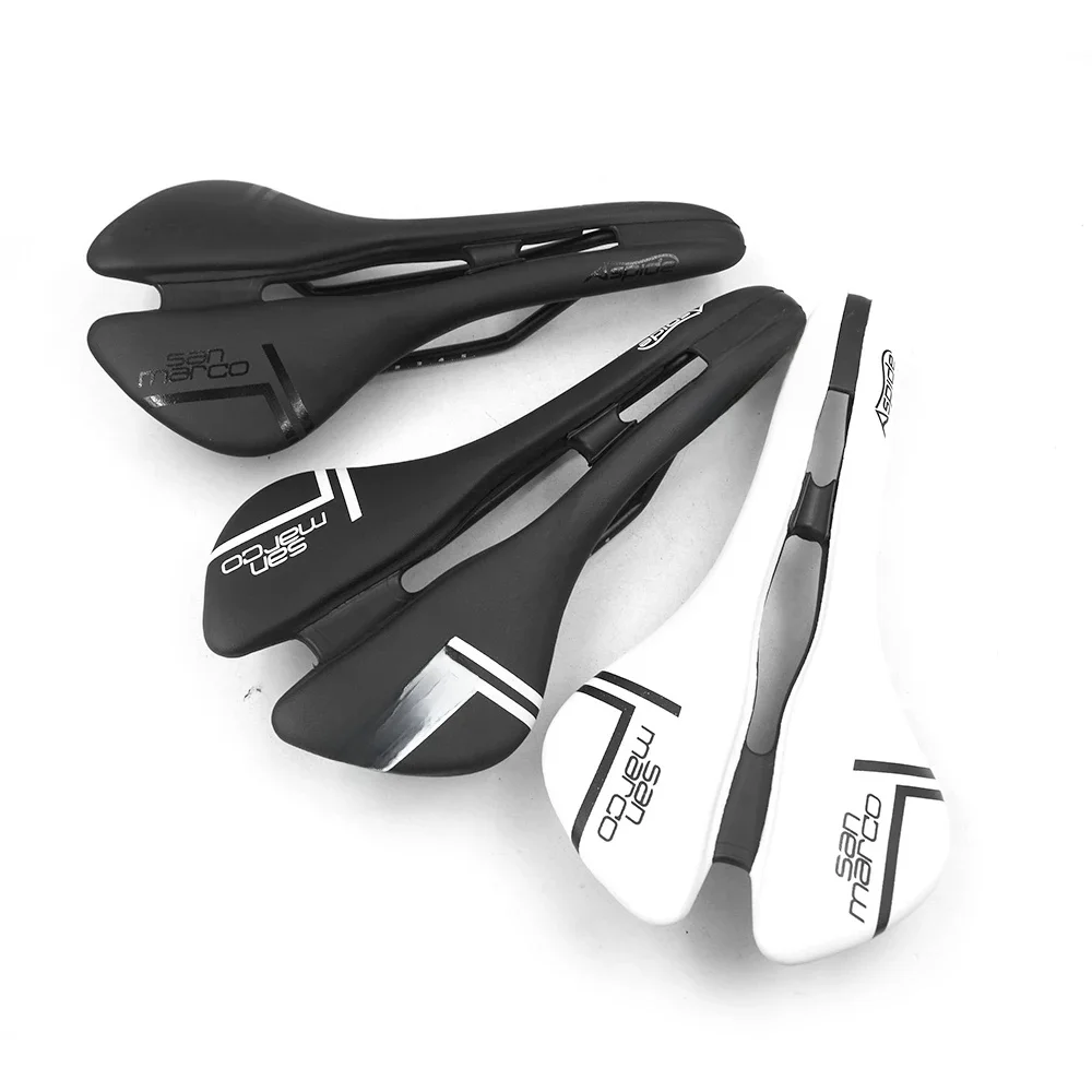 AliExpress SAN MARCO Lightweight Road Bike Saddle 141mm Comfort Racing Wide Selle Men Bicycle Saddle Hollow Mtb Mountain Bike Cycling Seat Seads Part