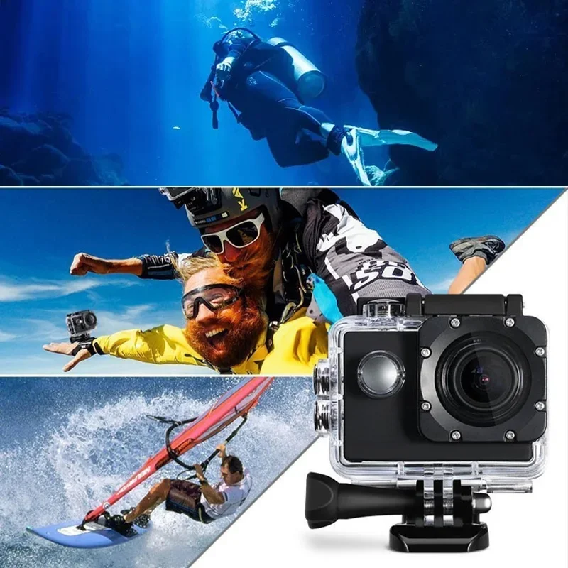 AliExpress XMSJ 4K Action Camera Waterproof Video Recording Camera Sports Cameras Outdoor Cycling Record HD Digital Mini Cameras Photography