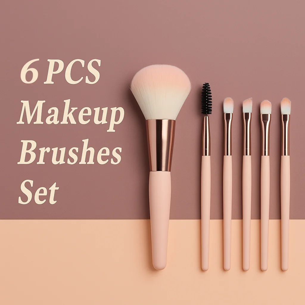 

Mini makeup brush Travel portable Makeup Tool Makeup Puff - Palm Brush Professional Makeup tool set synthetic hair set