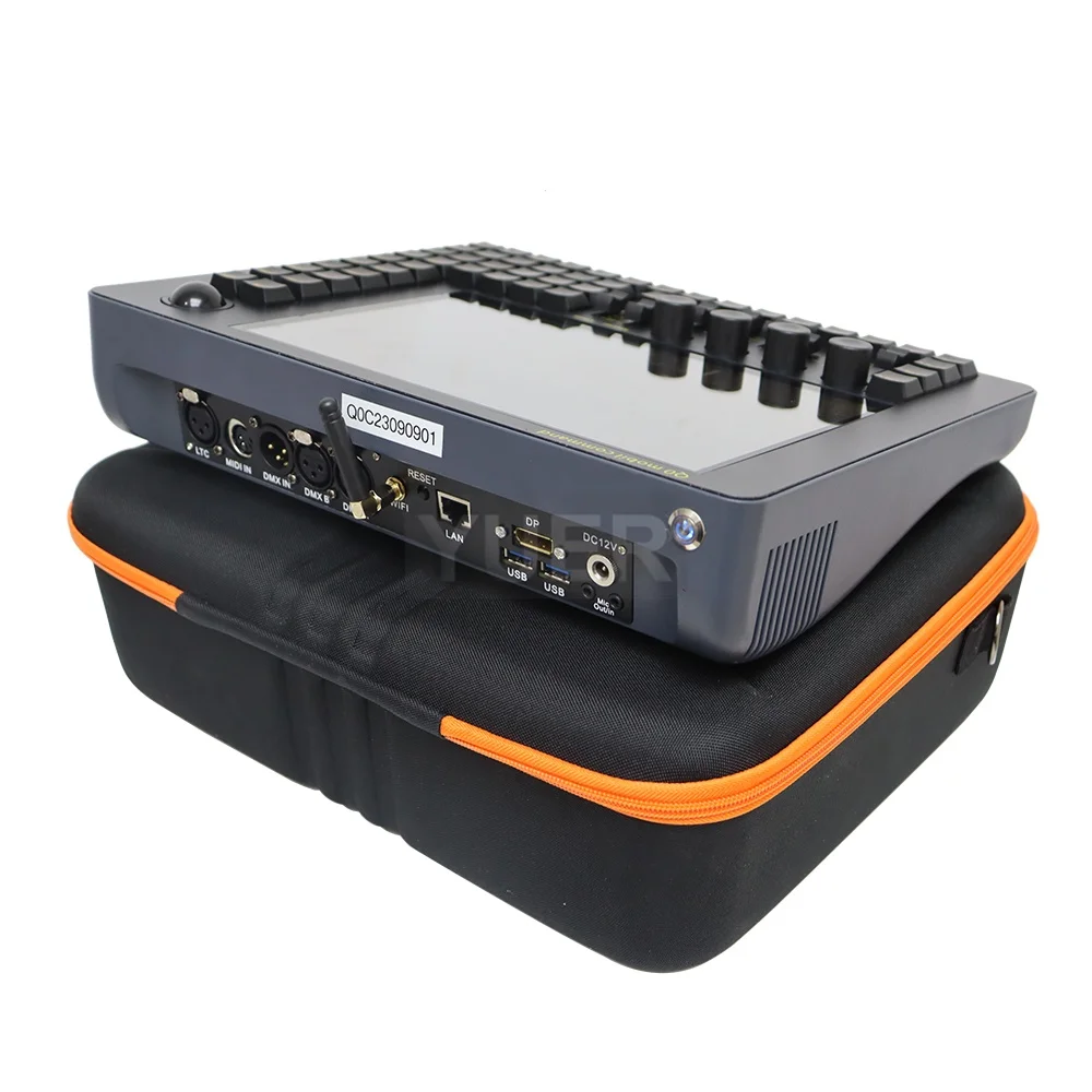 Controller di luce professionale MINI Q0 Comando mobile Ala Console di illuminazione scenica Touch Screen Versione M2a Dispositivo da tavolo Dj DMX512