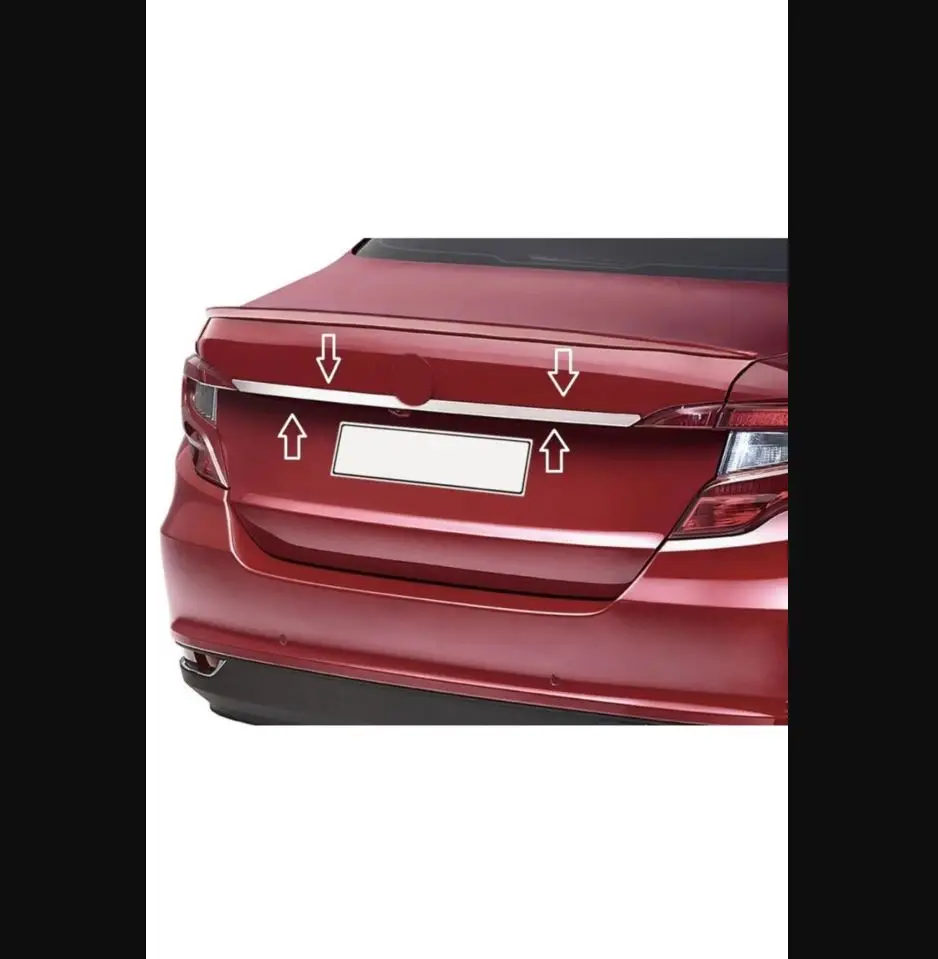 For Fiat Egea Tipo Dodge Sedan Chrome Trunk Lid Cover 2015 To 2020 Model -Chromium Styling Tail Lights Sport Racer Rocker Auto