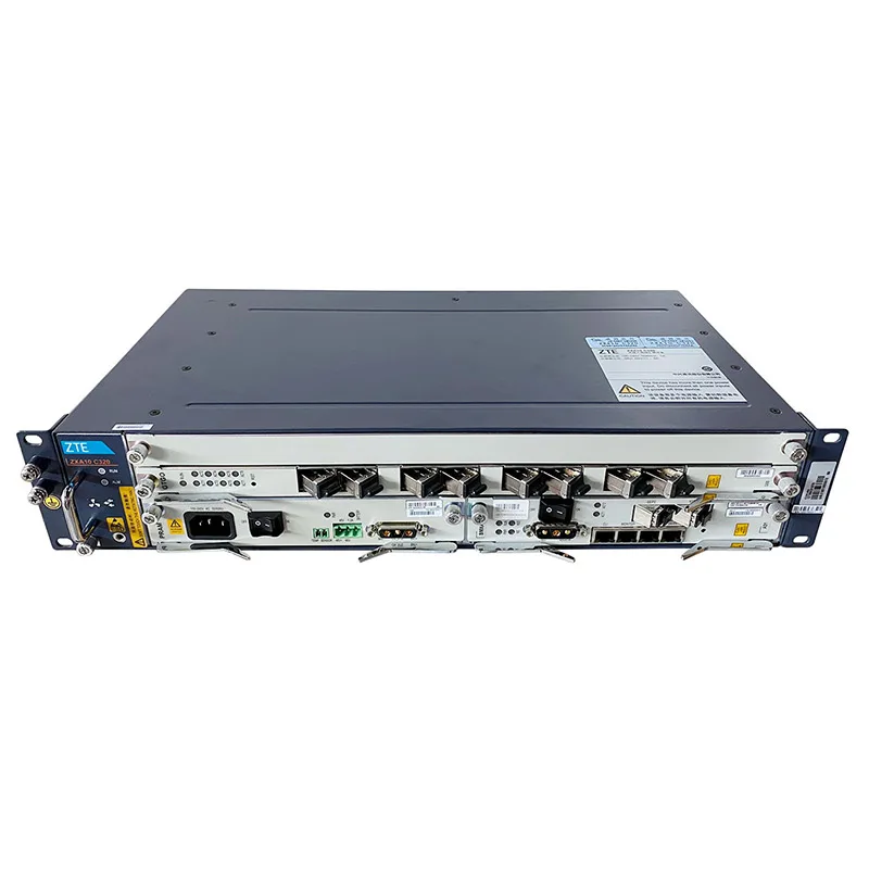 ZXA10 C320 OLT GPON OLT chassis with SMXA/3 10GE GTGO C++ Interface Board with 16 Port C++ SFP Module GTGO AC pram 220v