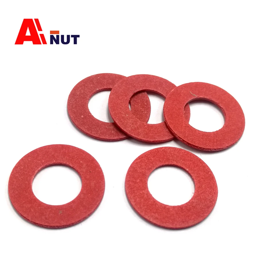 M3-M12 Red Fiber Washers Kit, D014