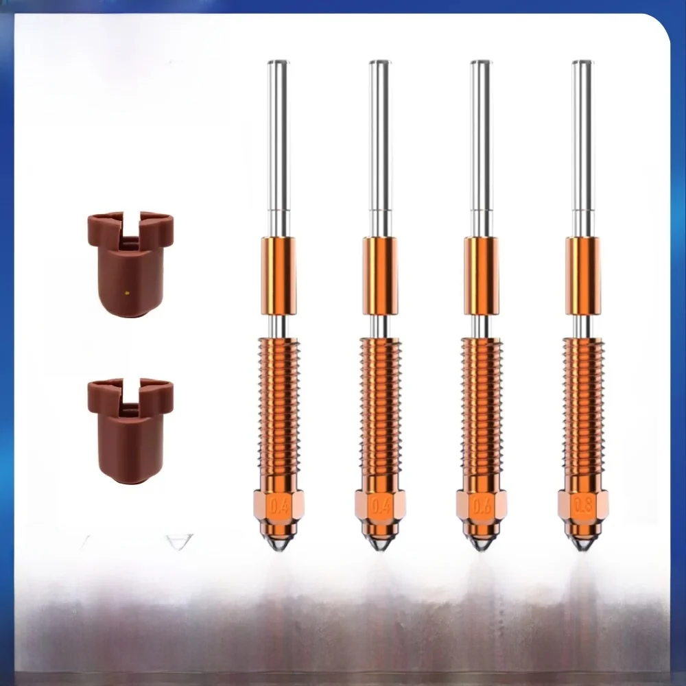 1/2/3szt Zestaw dysz Creality K1C 0.2/0.4/0.6/0.8/1.0mm Zestaw głowicy zraszacza do drukarki 3D Pasuje do Ender 3 V3 Plus/K1 Max/Ender3 V3 — zdjęcie produktu 7