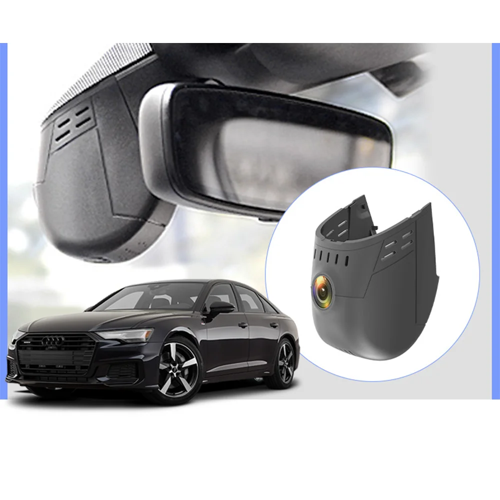 Car Video DVR for Audi A6 C8 A5 F5 S Line S6 RS6 RS5 S5 2017~2023 Driving Recorder Front Dash Camera Night Vision HD Accessories