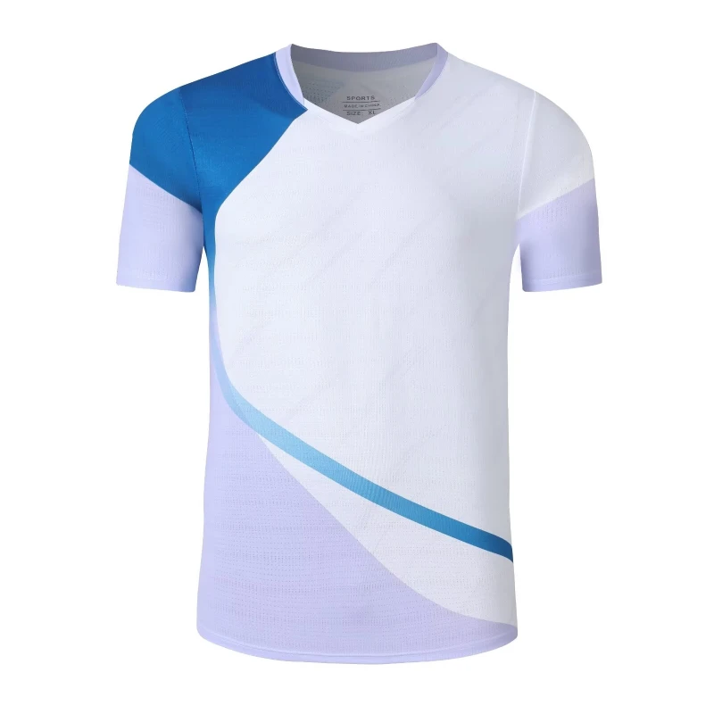 Premium Kwaliteit Tenniskleding Snel Droog Mannen Vrouwen Kind Badminton Shirt 2024 Outdoor Sport Korte Mouwen Ronde Hals T-Shirt