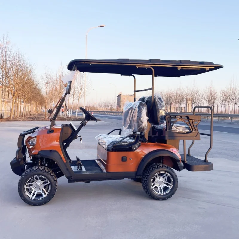 Latest Model Electric Golf Cart 4 Seater Club Car High Strength Steel Frame Street Legal Off Road Vehicle Hot Selling In USA