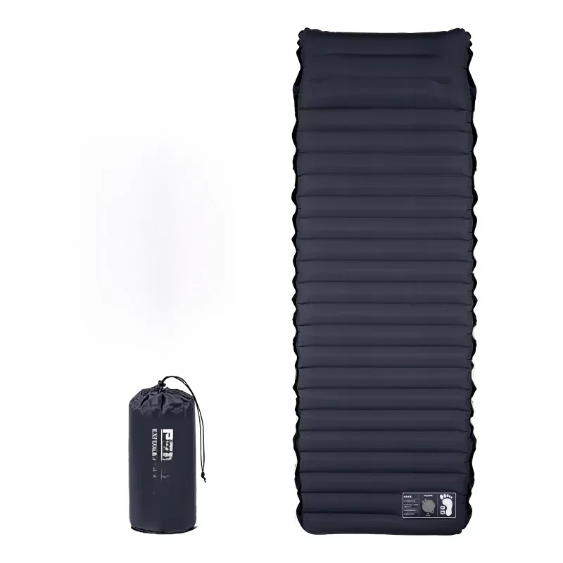 Outdoor Dik Camping Matras Ultralight Zelfopblazende Luchtmatras Ingebouwde Inflator Pomp Voor Reizen Wandelen Vissen - afbeelding 2