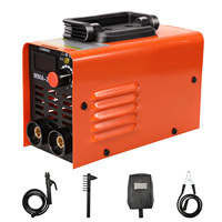 MMA-250 Portable Welding Machine Inverter Arc Electric Welder Current Adjustable Compact Welding Machine With Tools Storage Box