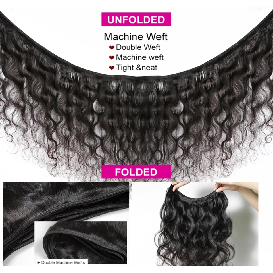 12A Body Wave Bundles 1/3/4 Bundles Deal 100% Raw Human Hair Extensions Peruvian Hair Weaving Natural Black Virgin Hair 30 Inch