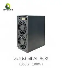 AK BEST OFFER BUY 5 GET 3 FREE GOLDSHELL AL BOX 360GH/s 180W ALPH ALEPHIUM MINER