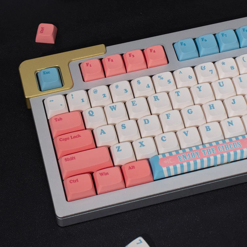 Circus Theme Keycap 139 Keys/Set PBT 5 Sides Dye Subbed Keycap For MX Switch Mechanical Keyboard XDA Profile Keycaps