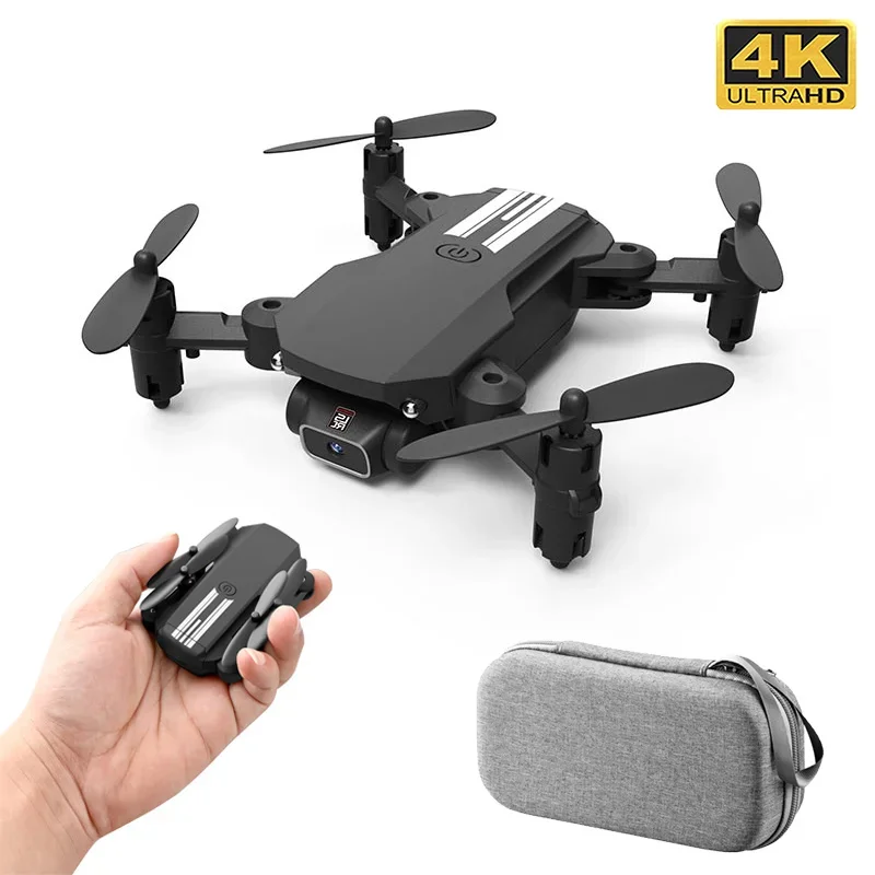 

LS-MIN RC мини-Дрон 4K HD камера Wi-Fi Fpv давление воздуха удерживание высоты одной кнопкой взлет вертолет складной Квадрокоптер