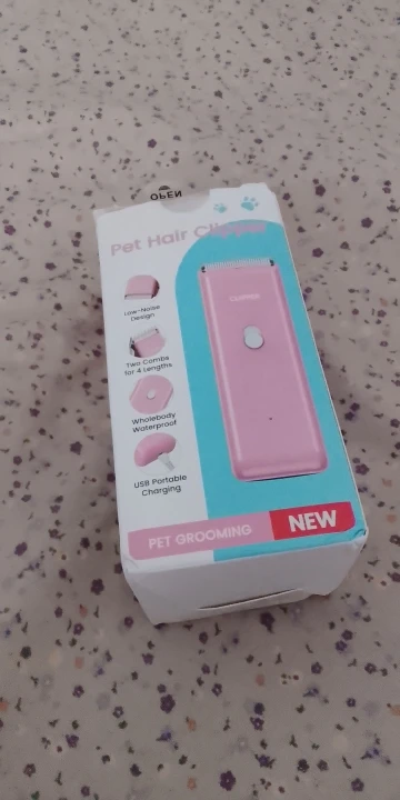 Customer review photo for Cordless Pet Grooming Clippers