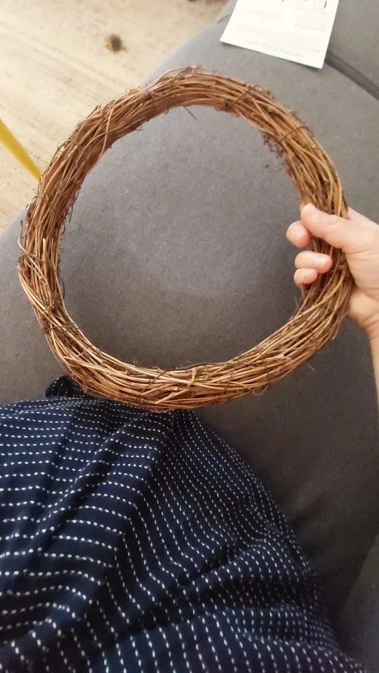 10-40CM Christmas Natural Dried Rattan Ring Wreath Garland DIY Wicker Vine Ring Craft Door Wall Hanging Pendant Decoration photo review