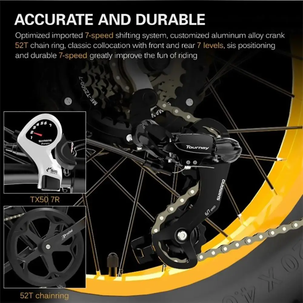 LANKELEISI X3000 Plus Electric Bike Folding Mountain Bike 48V 1000W Motor 17.5Ah Battery 100km Max Range 50km/h Max Speed