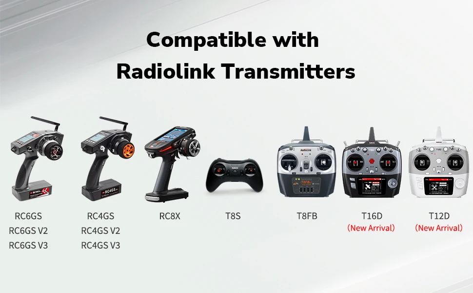 Radiolink R16F 16-Kanal-RC-Empfänger, Telemetrie, integrierter Simulator für RC-Flugzeug, Auto, Boot für 2,4 G Radio-Fernbedienung – Detail 7