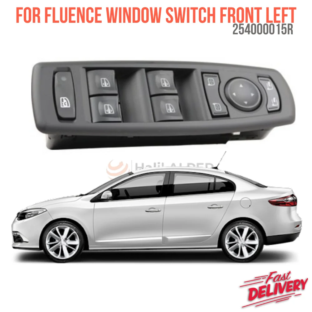 For FLUENCE GLASS SWITCH COMPLETE ON LEFT WITH FRAME Oem 254000015R super quality high satisfaction high satisfaction