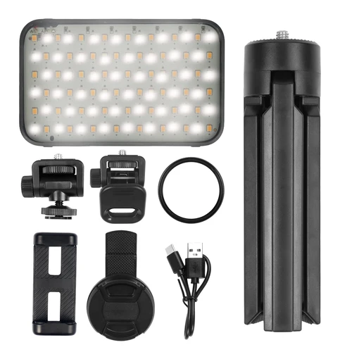 Imagen 2 del producto Nuevo LED que reduce la luz reflectante de tatuajes, luz de relleno para lente de teléfono móvil, filtro polarizador Circular Compatible con cualquier teléfono