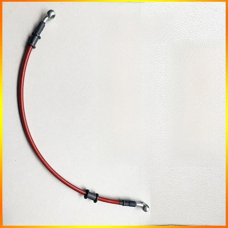 AliExpress Motorcycle Brake Hose 40cm-80cm Universal Brake Cable Line 28° Braided Steel Hydraulic Clutch Radiator Oil Cooler Dirt Bike