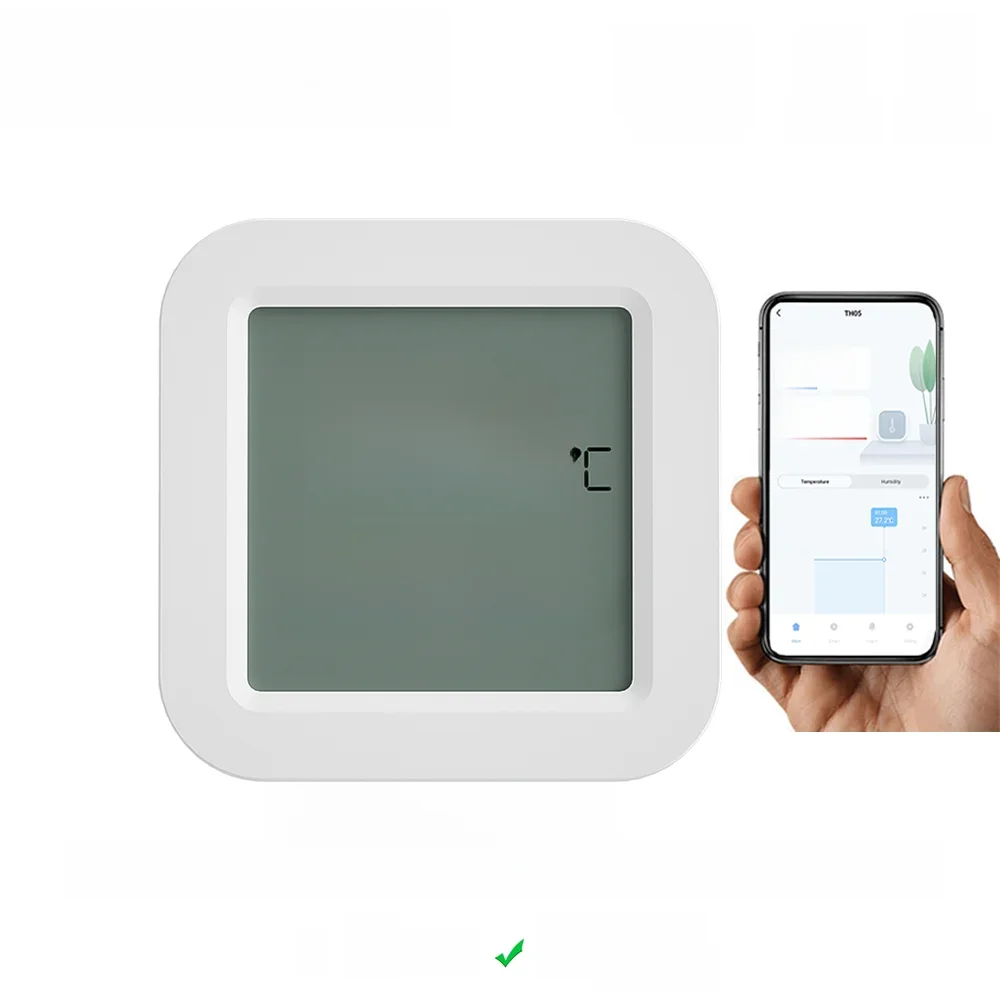 Tuya – capteur de température et d'humidité, Mini affichage numérique LCD, Compatible avec l'application Bluetooth, télécommande, thermomètre et hygromètre