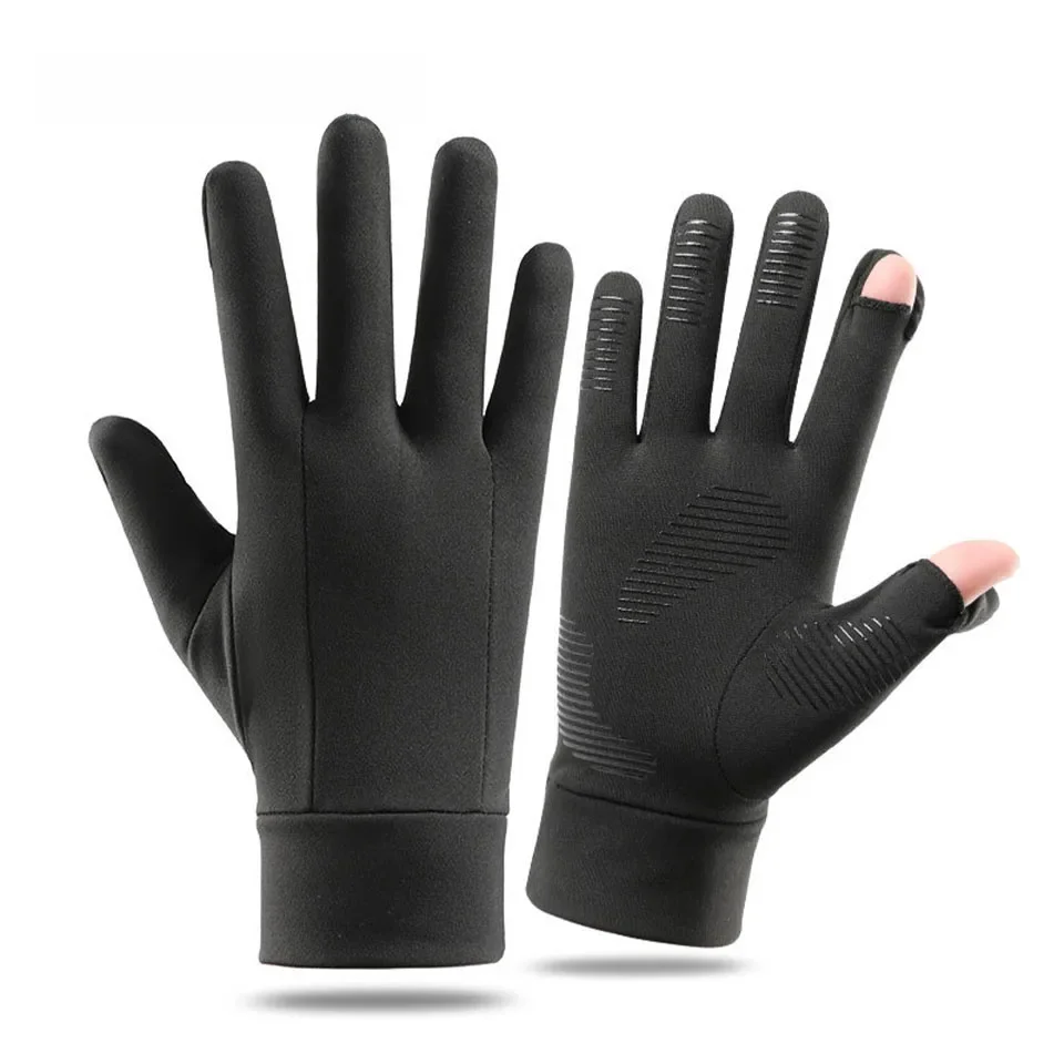 AliExpress loogdeel LOOGDEE Warmth Cycling Gloves Winter Flip Finger Touch Screen Outdoor Windproof Anti-slip Running Climbing Warm Ski Inner Gloves