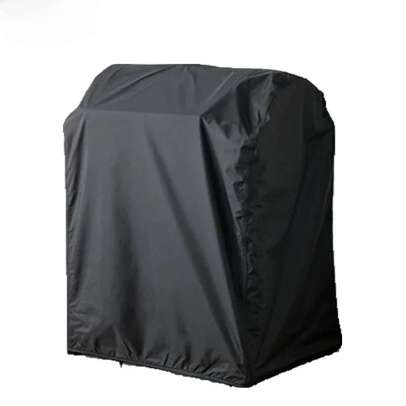 Housses de protection noires pour barbecue, sur mesure, étanche au coronavirus, 82x66x150 cm/89x64x112cm