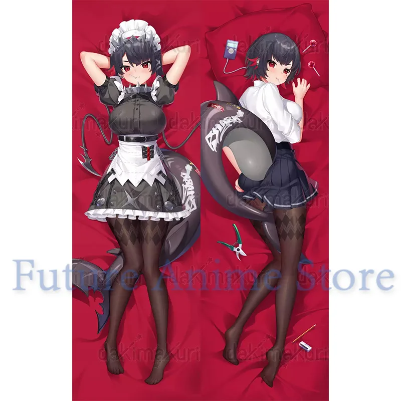 

Dakimakura Ellen Joe Anime Double sided Print Life size Body Pillow Cover Pillowcase