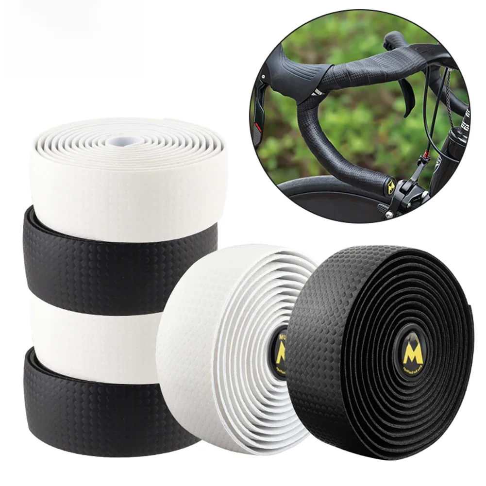 AliExpress APWIKOGER MUQZI Soft Road Bike Bicycle Handlebar Tape Wrap Cycling Damping Anti-Slip PU EVA Bicycle Handle