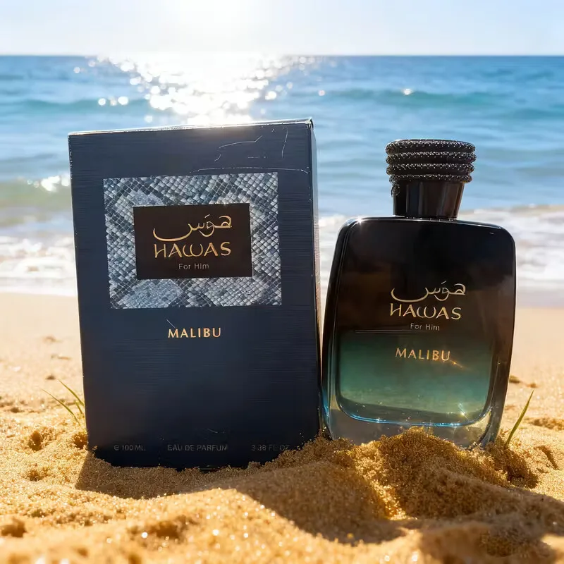 

Rasasi Hawas Malibu For Him Men's Eau de Parfum 100ml Fresh Aquatic Woody Fragrance