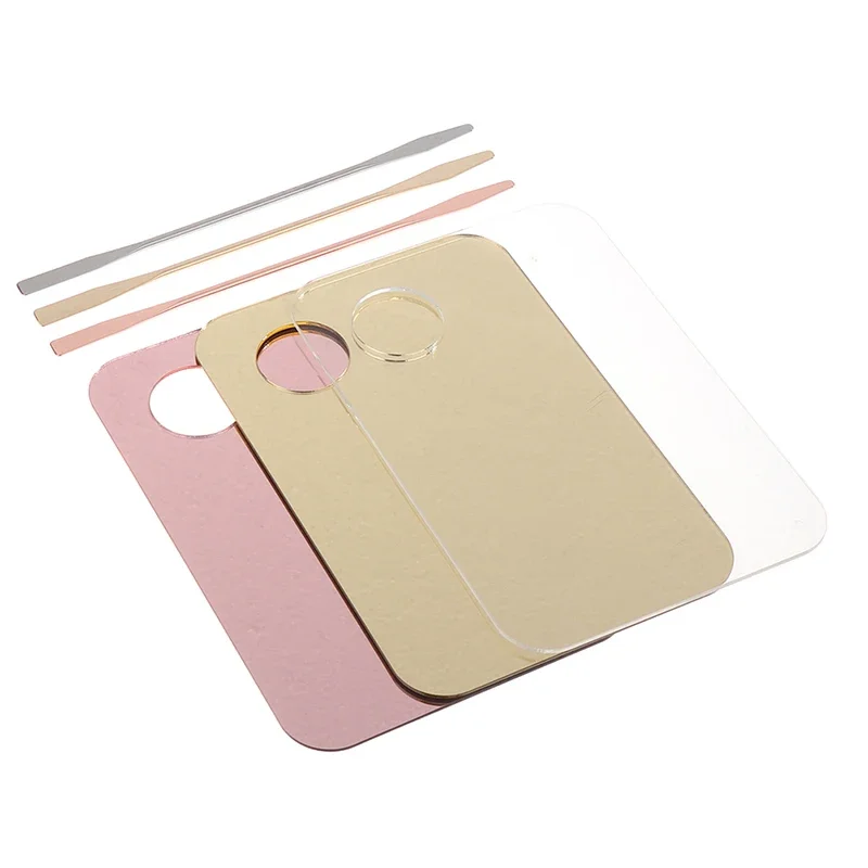 Spatule de palette acrylique pour fond de teint en gel, ombre à barrage, crème Assad, pigments pour peintures d'interconnexion, fournitures d'art de peinture, le plus récent