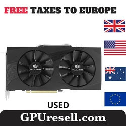 USED MLLSE AMD RX 580 8GB 2048SP Gaming Graphics Card GDDR5 256Bit PCI-E 3.0 ×16 8Pin Radeon GPU Rx 580 Video Card Placa Video