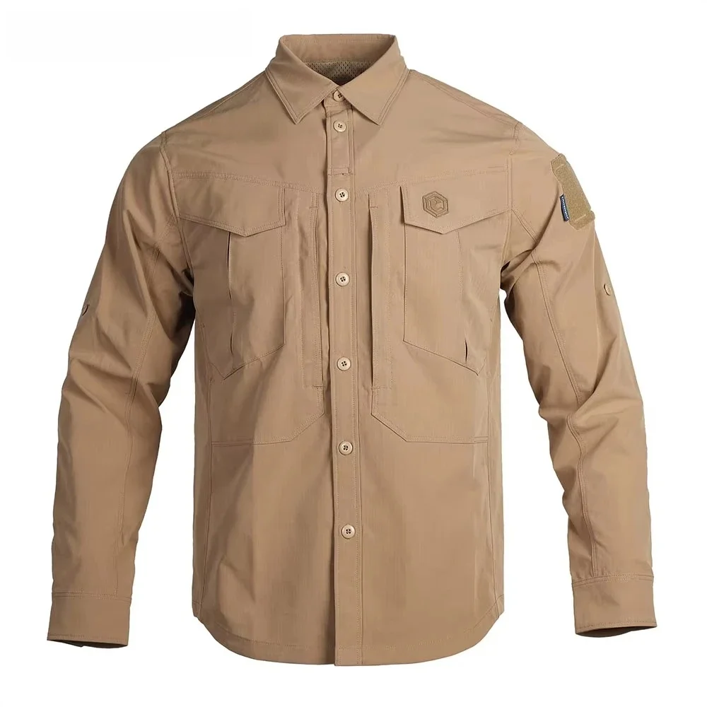 Emersongear Blue Label Persecutor koszula taktyczna męskie t-shirty z długim rękawem koszulki topy trening myśliwski piesze wycieczki Casual Urban — zdjęcie 2