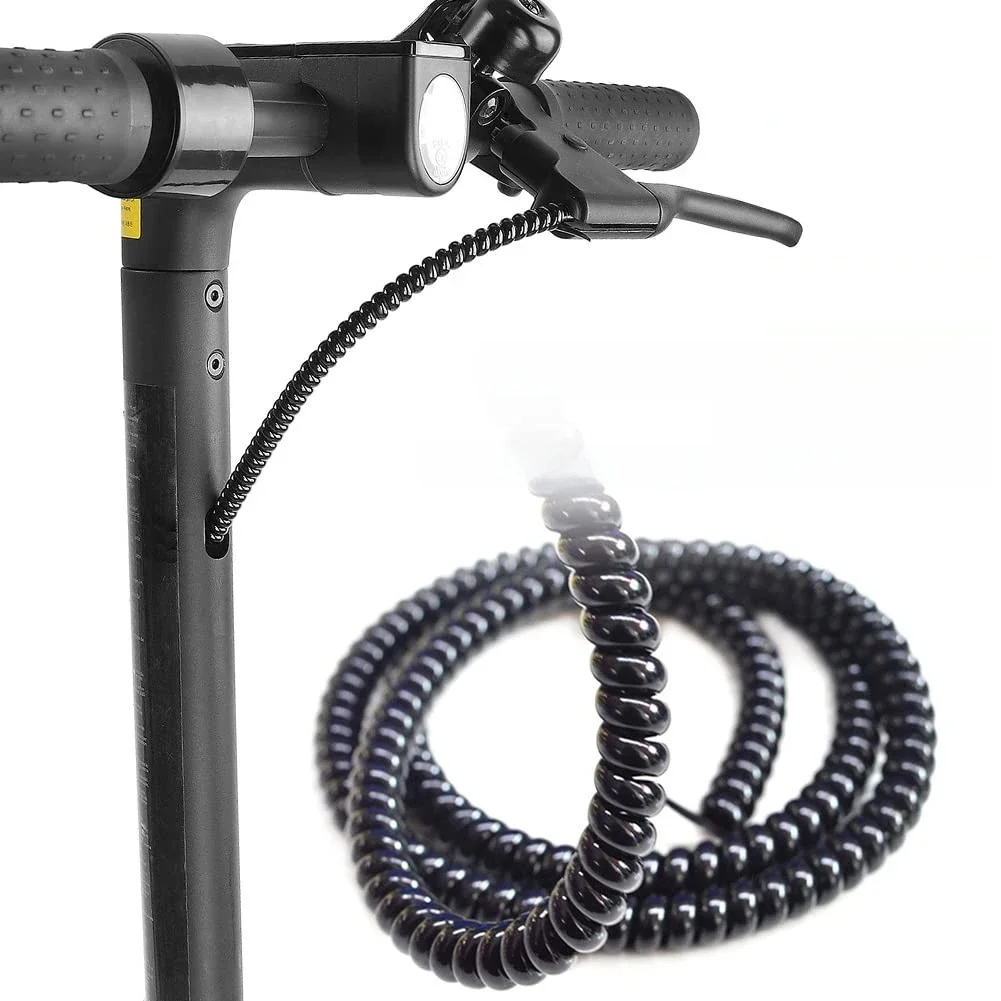 AliExpress 1Pack 1.5m Electric Bike Cable Tube Protector Spiral Wrap Cable Wire Protector Sleeve Black for Scooters Motorcycles