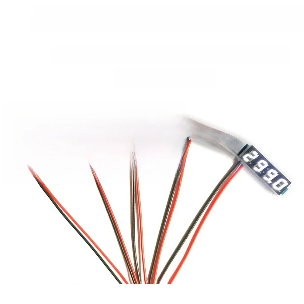4bit 0.28 "LED woltomierz cyfrowy DC 500V 300V 200V 100V 10V precyzyjny miernik napięcia Vlot 5V 12V Monitor baterii — zdjęcie 2