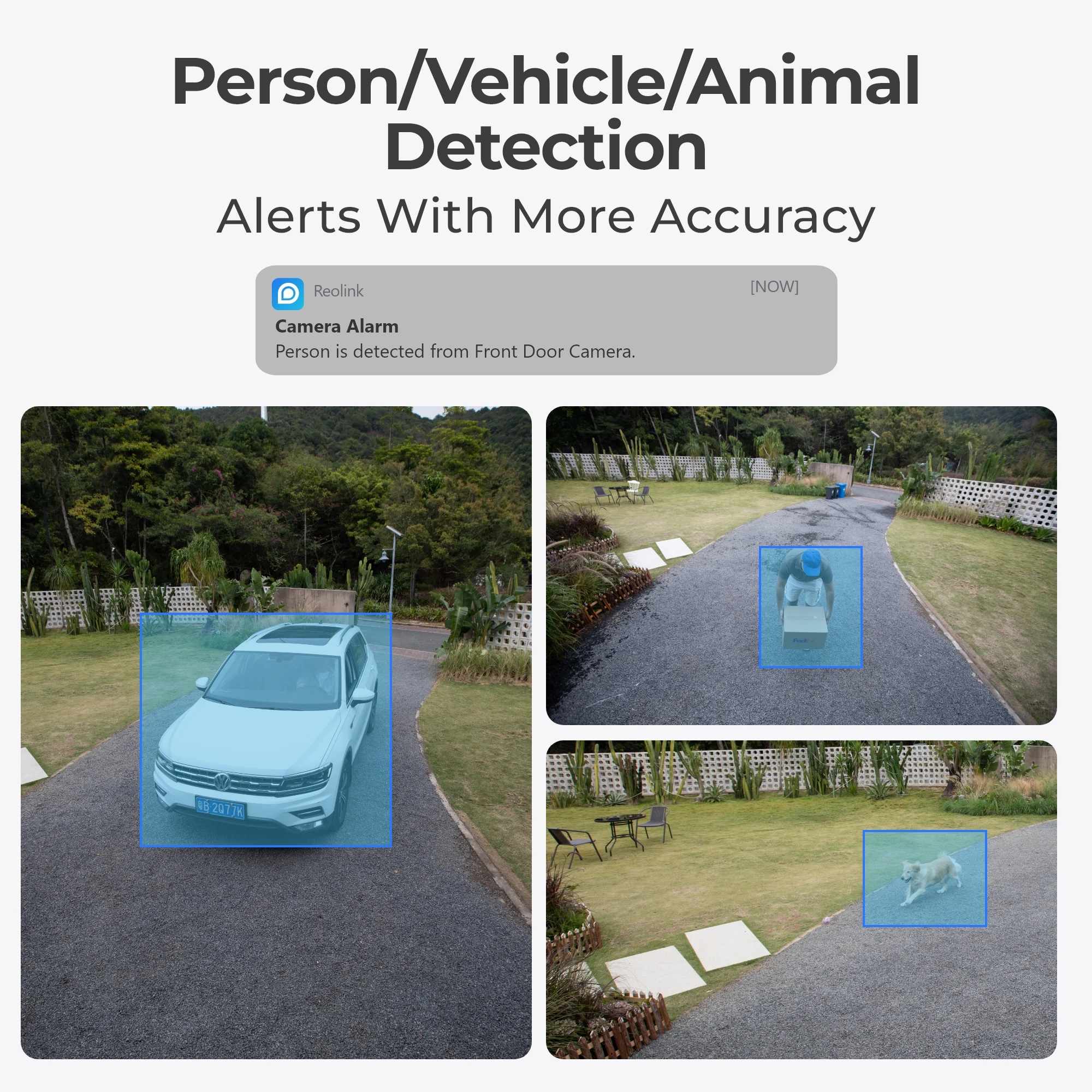 Reolink PoE IP Caméra RLC-510A 5MP HD Caméra de Sécurité Extérieure Étanche Infrarouge Vision Nocturne humaine Poignées protected permission Vidéo