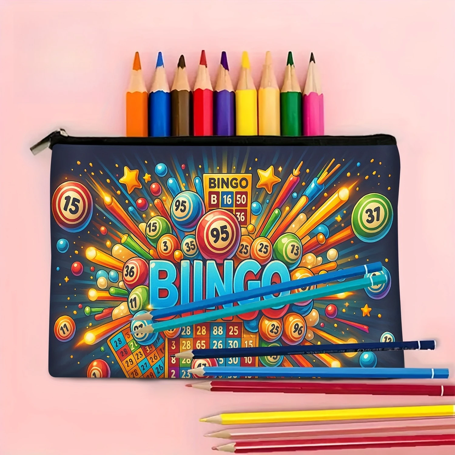 1Pc ビンゴゲームレトロデザイン多機能トラベルメイクアップ - Food Snacks Packaging のレビューと価格