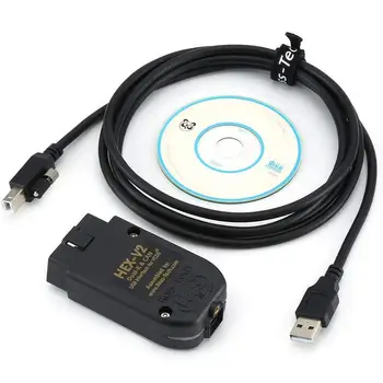 2025 VCDS 24.7 Kabel pro skener VAG OBD2 Diagnostický vícejazyčný HEX V2 Wesheu VCDS VAG COM pro vozy Audi ŠKODA VW 6 nejlepší prodej VCDS 12.12.0 - №2