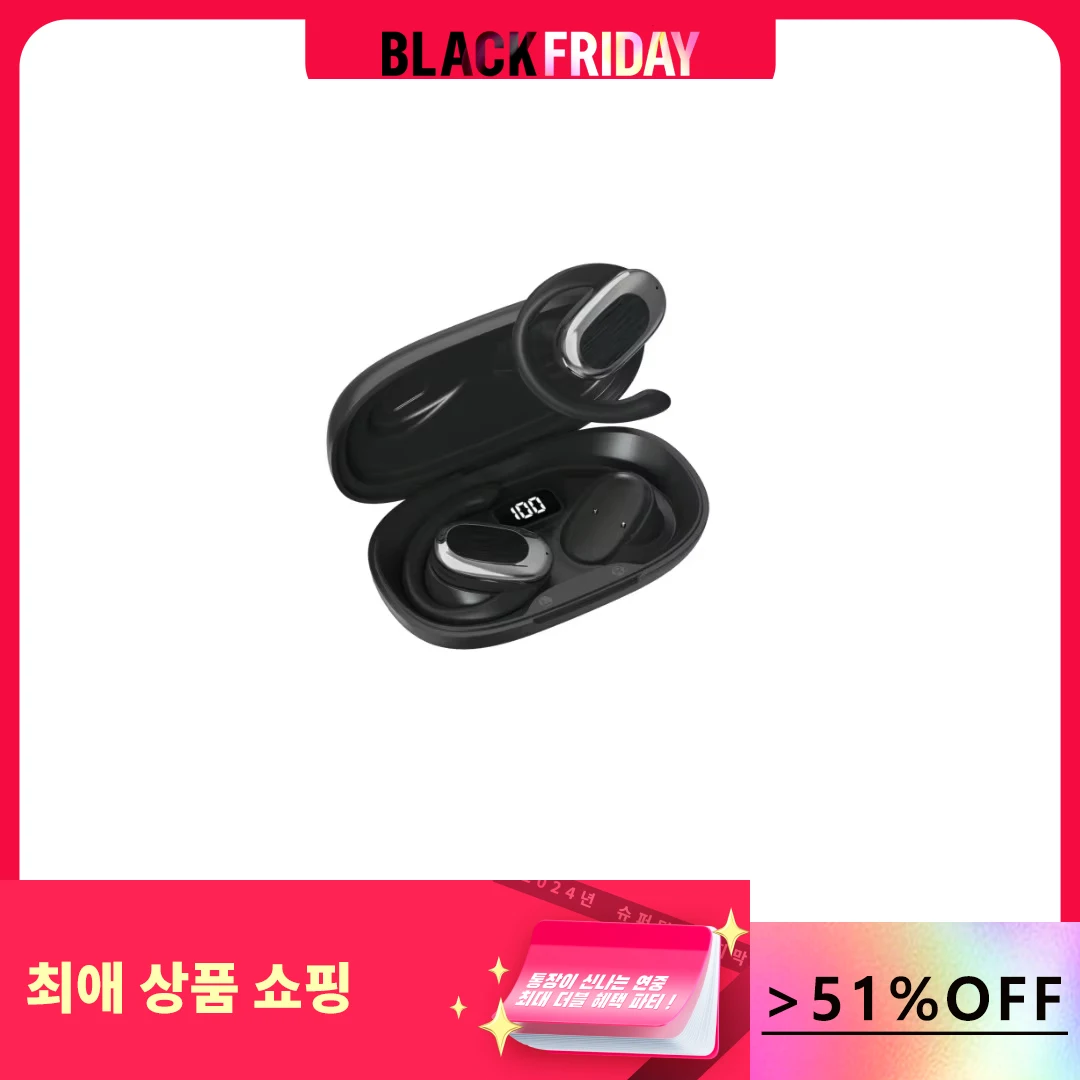 Non-Insertion Earrings Wireless Bluetooth Earphone Clip-Type Open Earphone Bone-Earrings Bluetooth Earphones High-quality Wireless earphone New